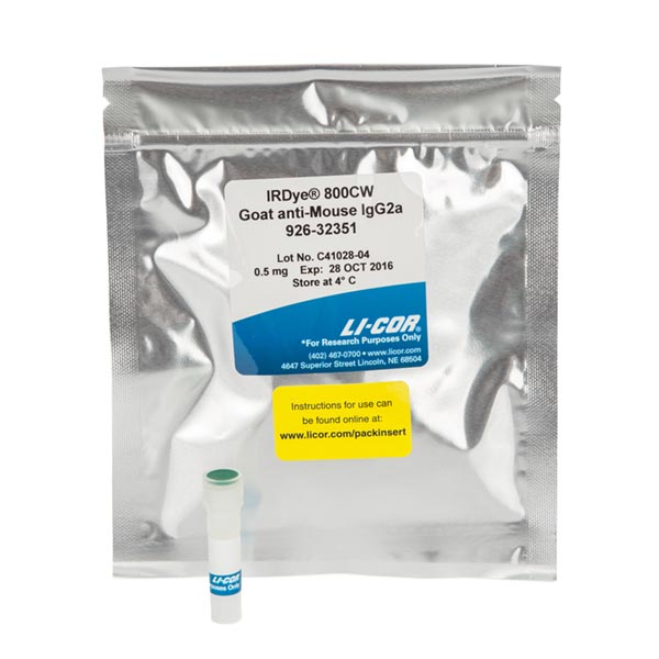 IRDye® 800CW Goat anti-Mouse IgG2a-Specific Secondary Antibody