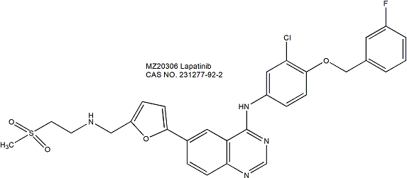 Lapatinib 拉帕替尼  抑制剂