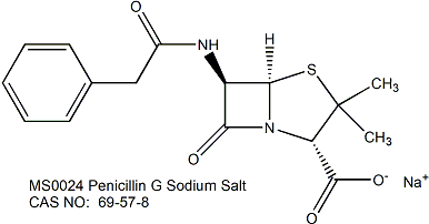 Penicillin G  青霉素G钠盐 抗生素