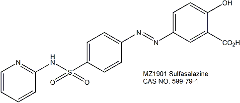 Sulfasalazine 柳氮磺吡啶（NF-κB抑制剂）