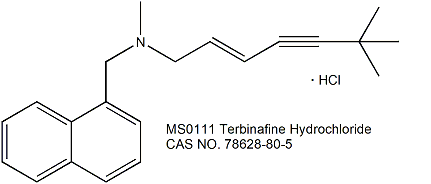 Terbinafine 特比萘芬 烯并胺类抗真菌剂