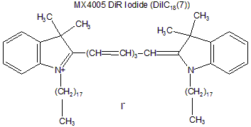 DiR Iodide （DiIC18（7））细胞膜荧光探针