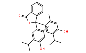 百里酚酞	(0.1%于乙醇(约95%)中) [用于pH值检测]