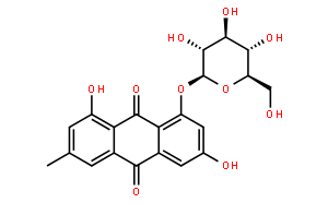 大黄素-8-β-D-吡喃葡萄糖苷