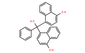 双(4-羟基-1-萘基)苯甲醇