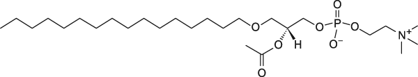 JinPan1-O-十六烷基-2-乙酰基-sn-甘油-3-磷酸胆碱 CAS : 74389-68-7 O130783